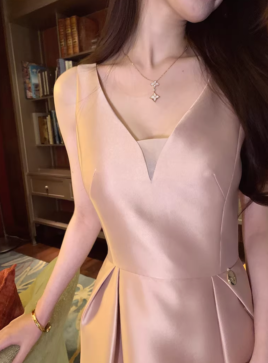 Satin Moon Dress  サテン ムーン ドレス