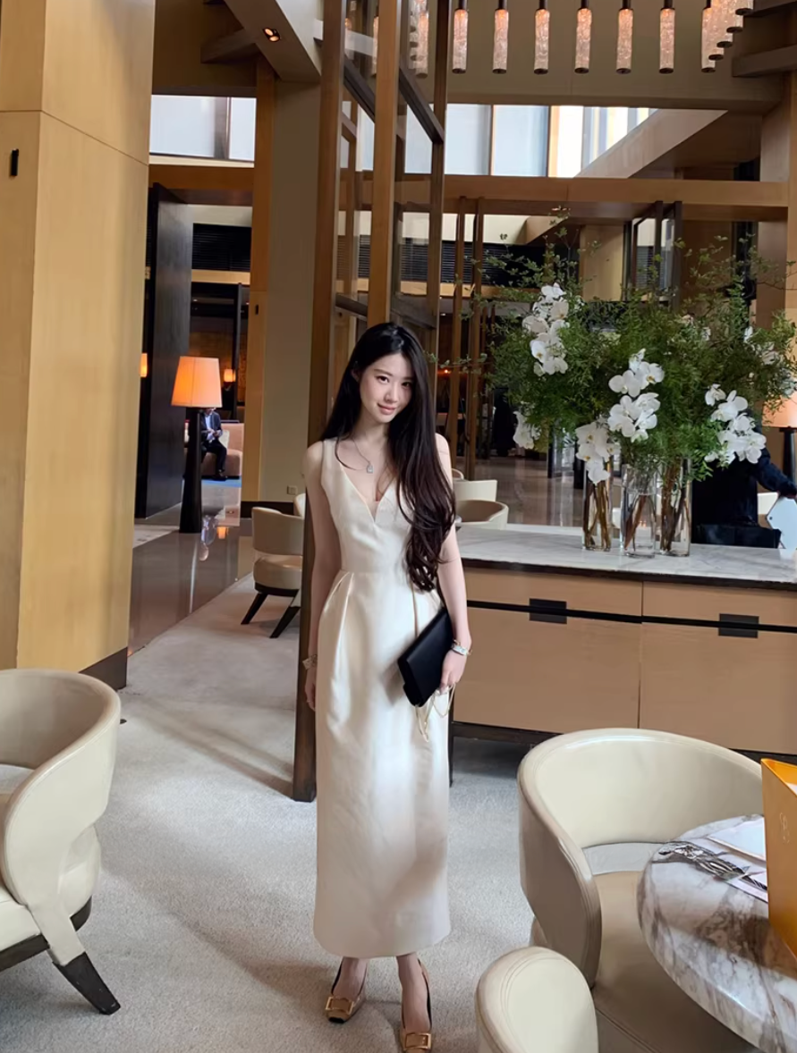 Satin Moon Dress  サテン ムーン ドレス