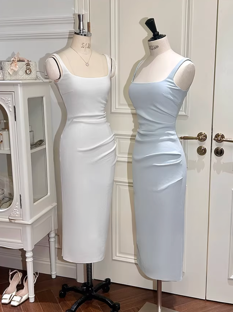 Body consciousress Satin Dress ボディコンシャス サテン ドレス