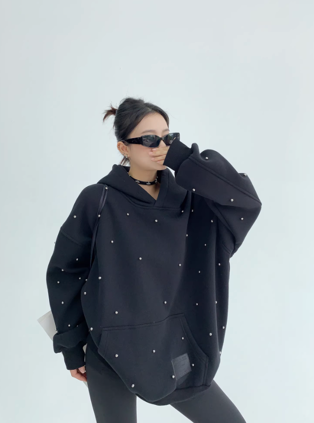 Studs Hoodie Sweat スタッズ フーディ スウェット