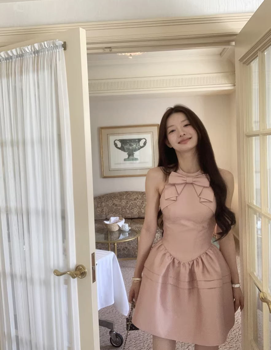 Ribbon Lace Holter Dress リボンレース ホルタードレス