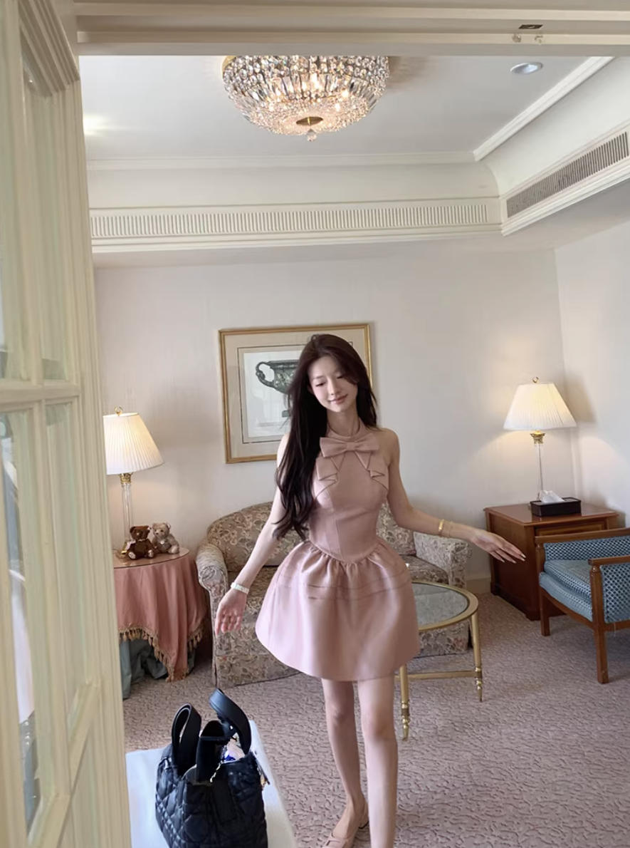 Ribbon Lace Holter Dress リボンレース ホルタードレス