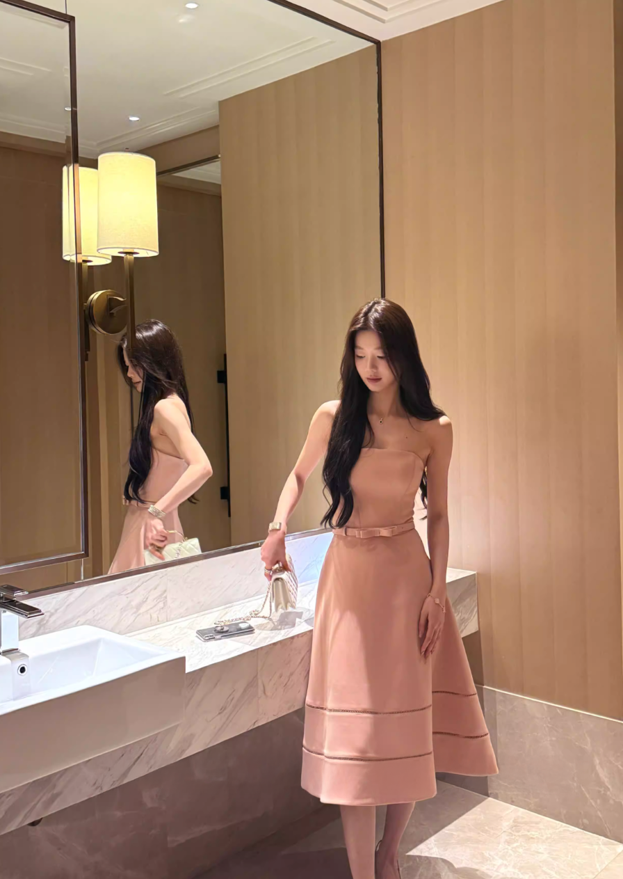 Flair A Line Dress フレア Aライン ドレス