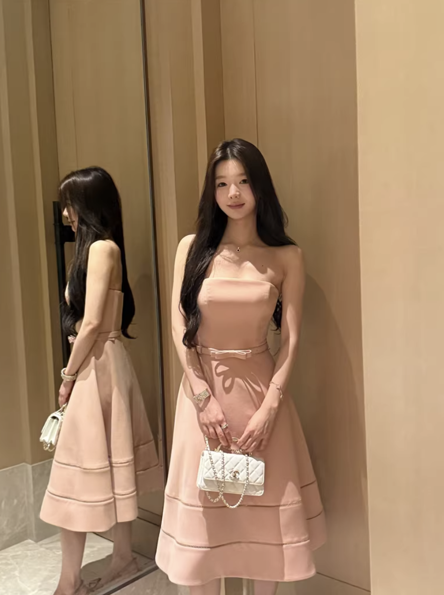 Flair A Line Dress フレア Aライン ドレス