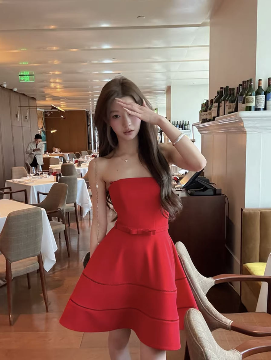 Flair A Line Dress フレア Aライン ドレス