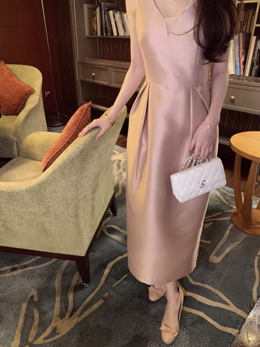 Satin Moon Dress  サテン ムーン ドレス