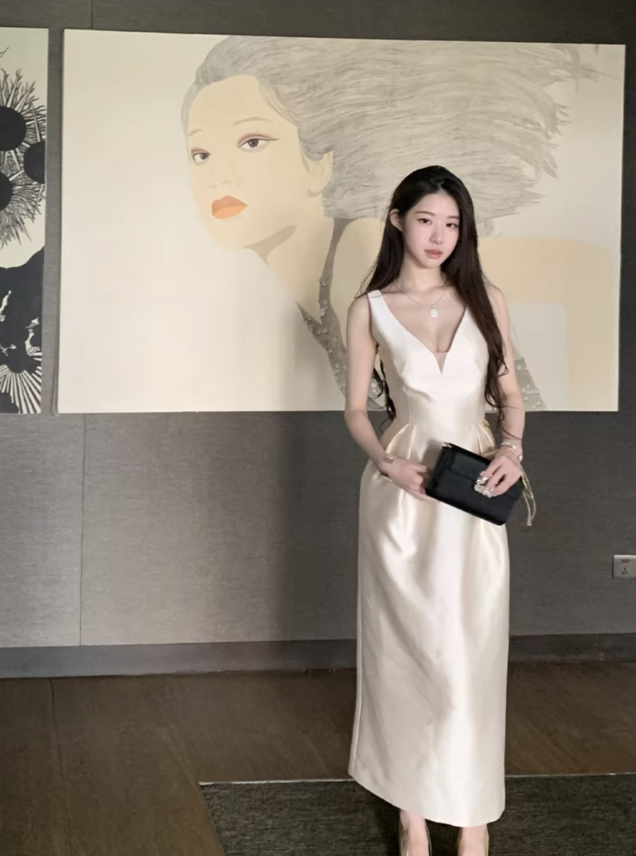 Satin Moon Dress  サテン ムーン ドレス