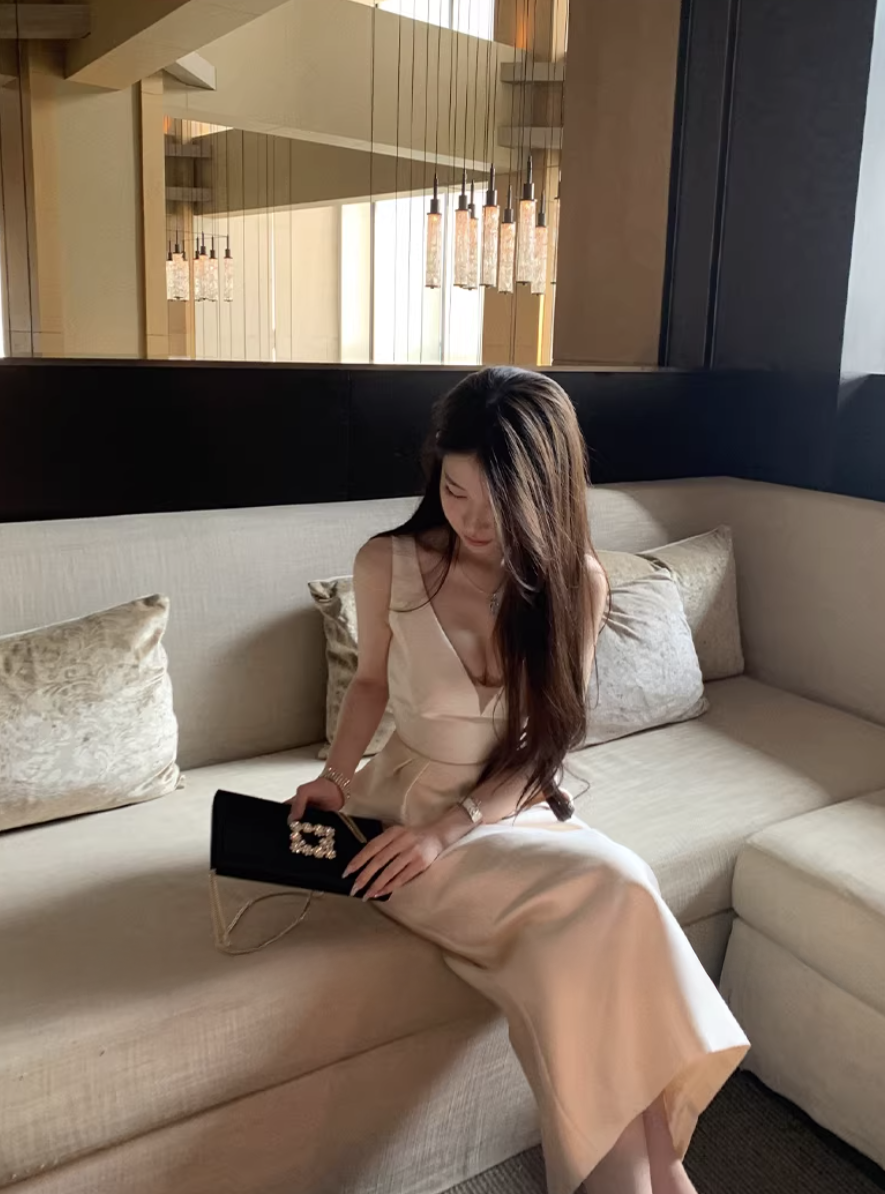 Satin Moon Dress  サテン ムーン ドレス