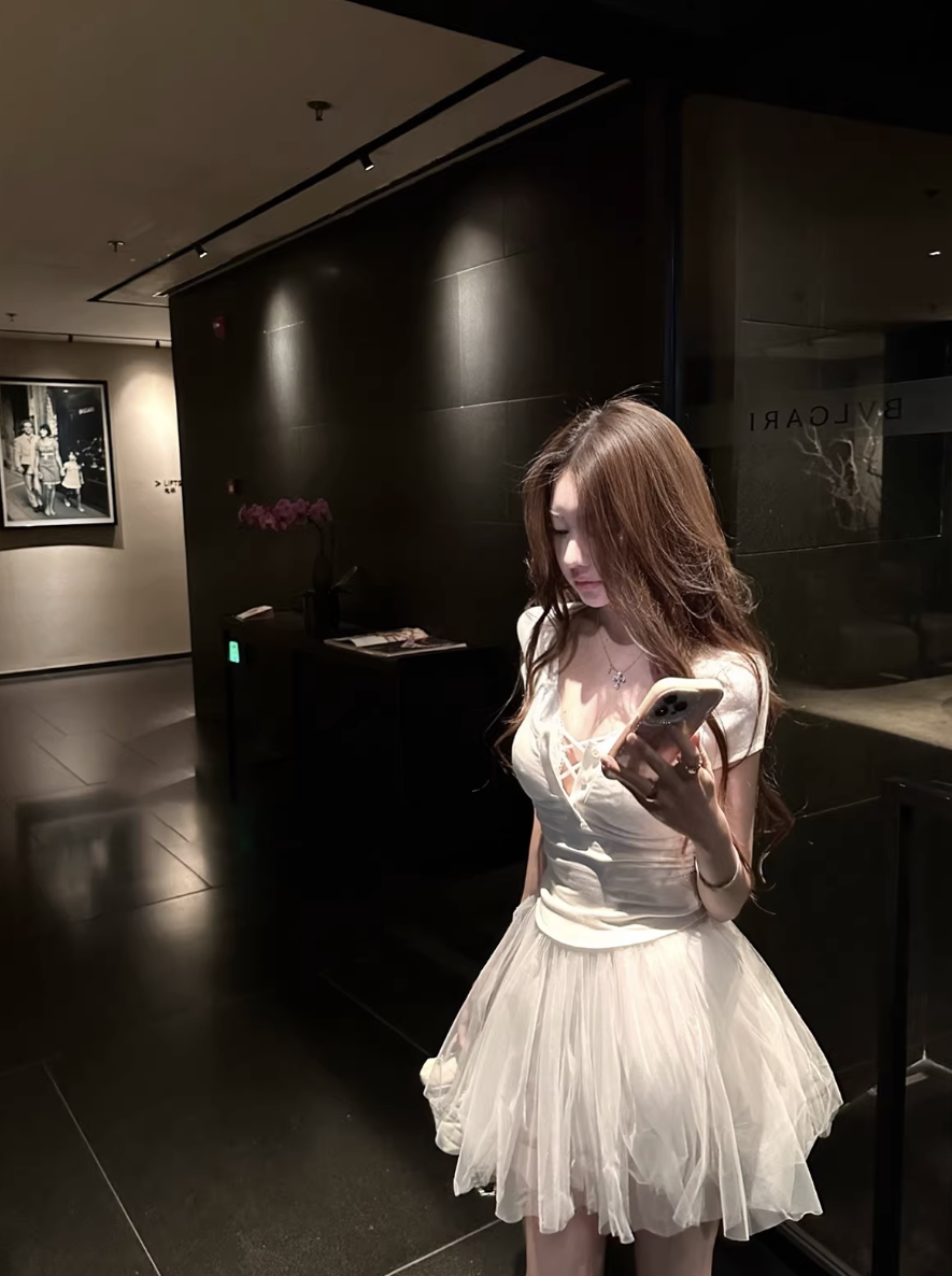 Tulle Mini Skirt  チュール ミニ スカート