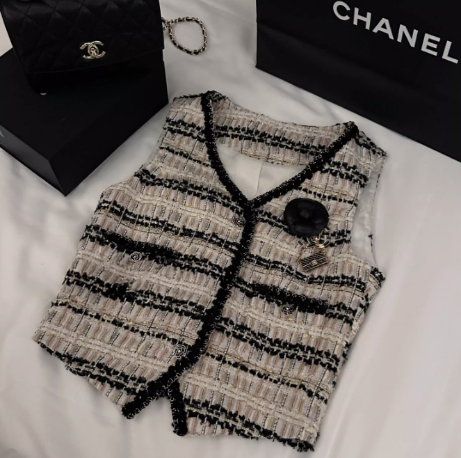 Tweed Short Vest ツイード ショート ベスト