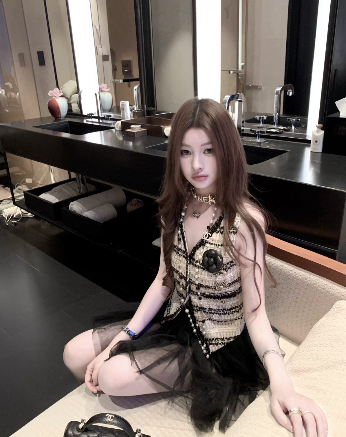 Tweed Short Vest ツイード ショート ベスト
