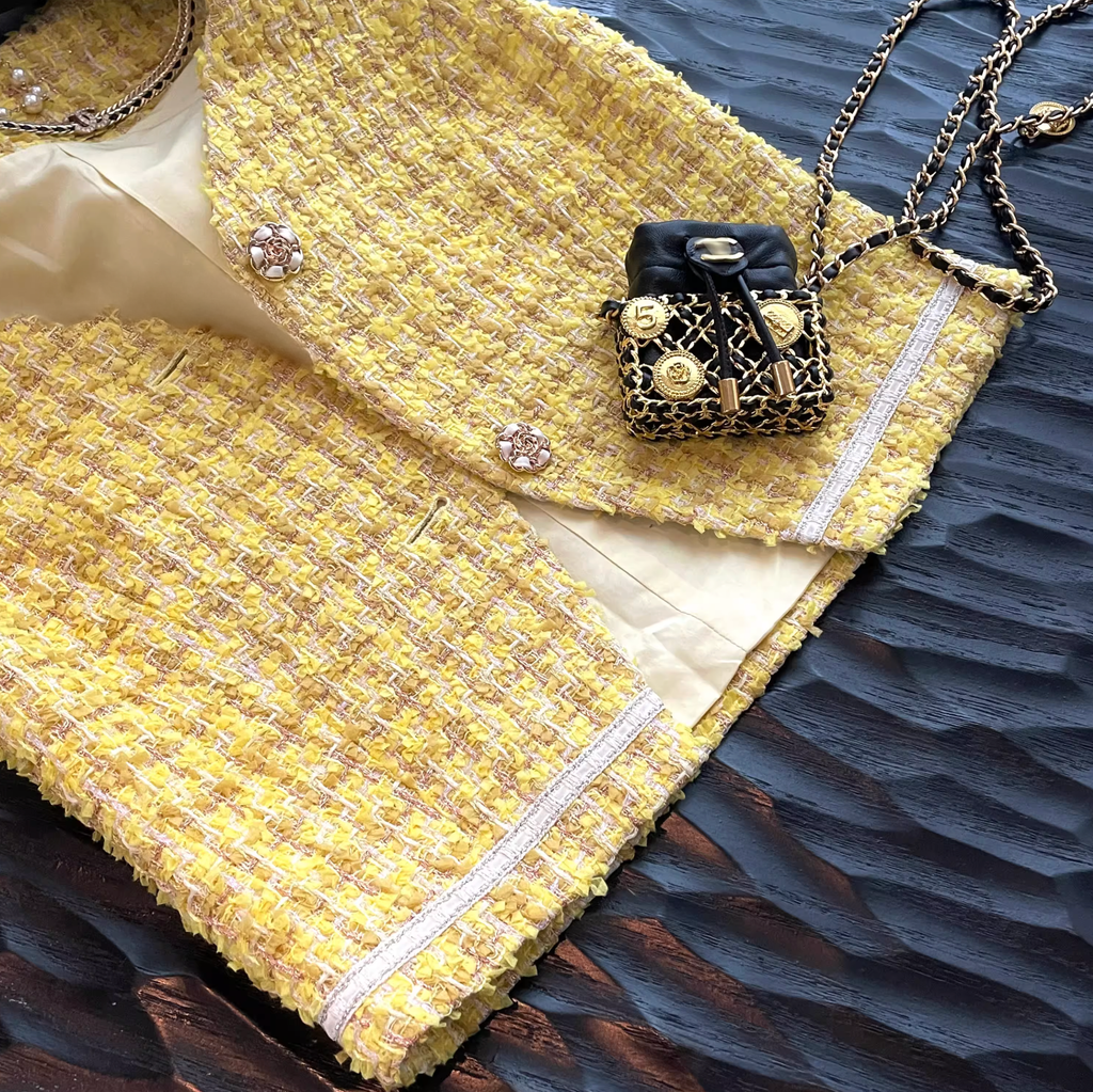 Tweed Short Vest ツイード ショート ベスト