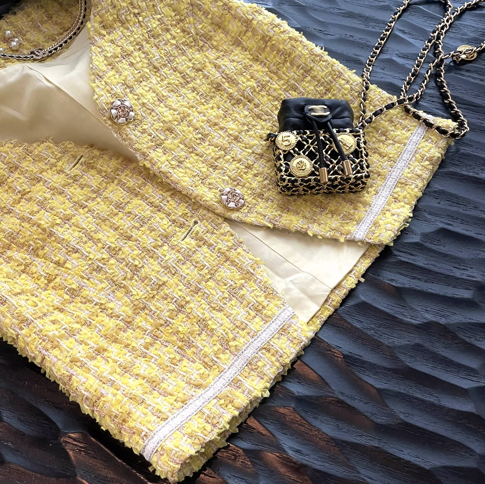 Tweed Short Vest ツイード ショート ベスト