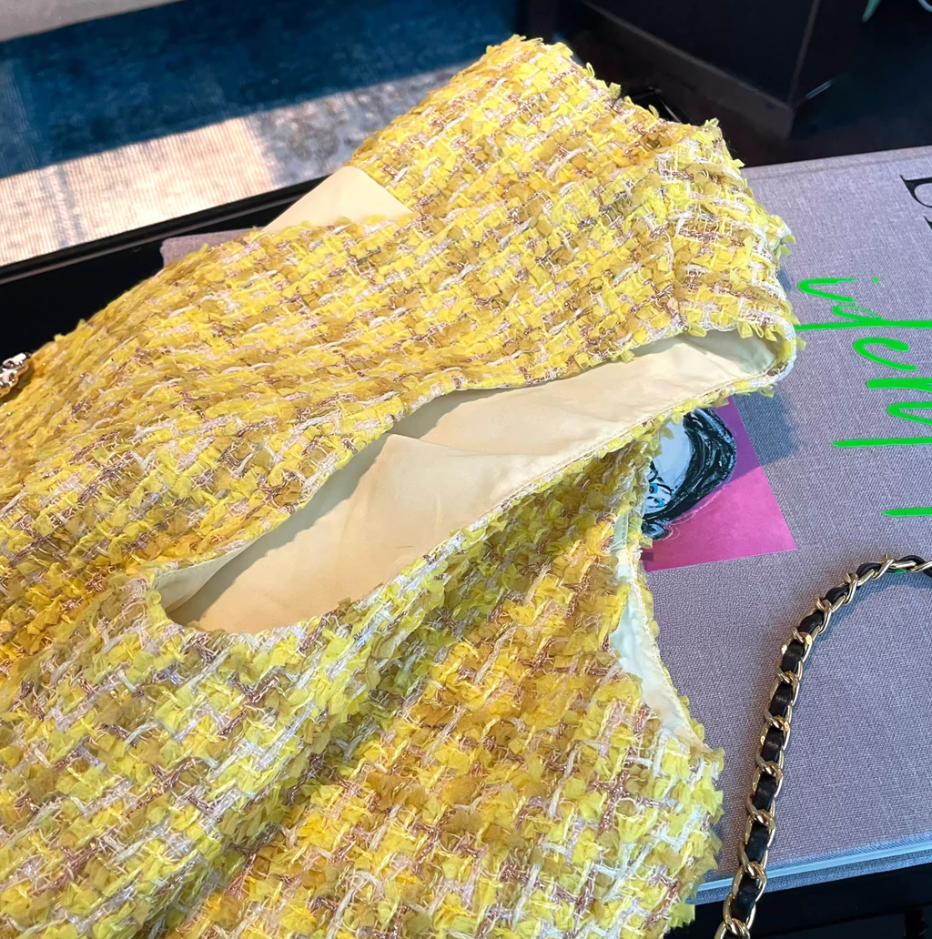 Tweed Short Vest ツイード ショート ベスト