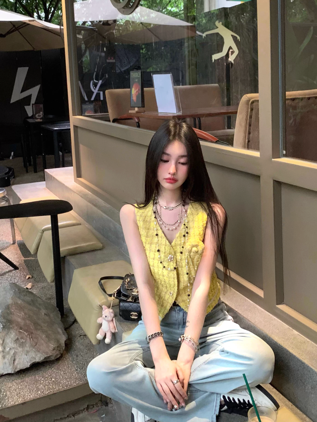 Tweed Short Vest ツイード ショート ベスト