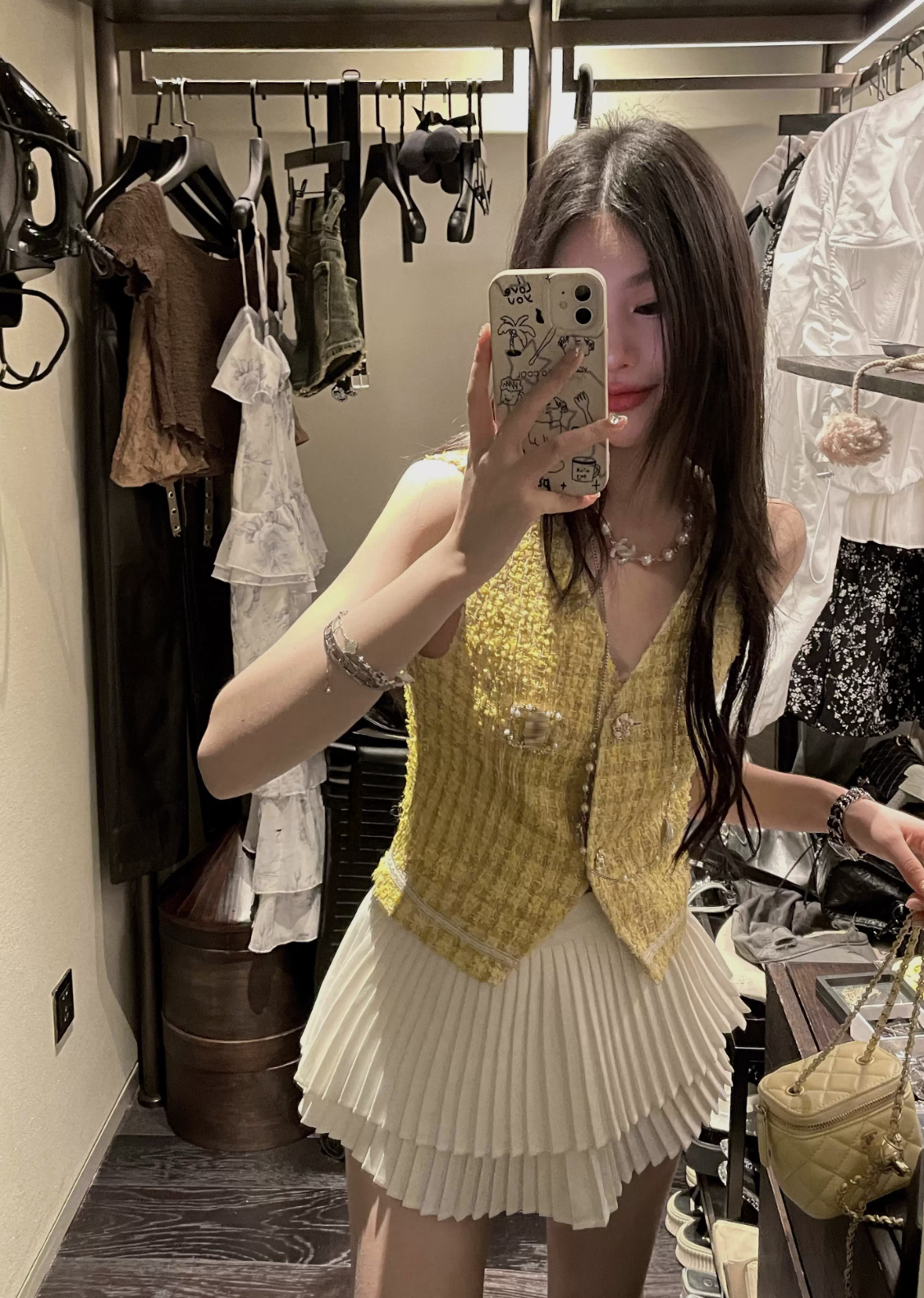 Tweed Short Vest ツイード ショート ベスト