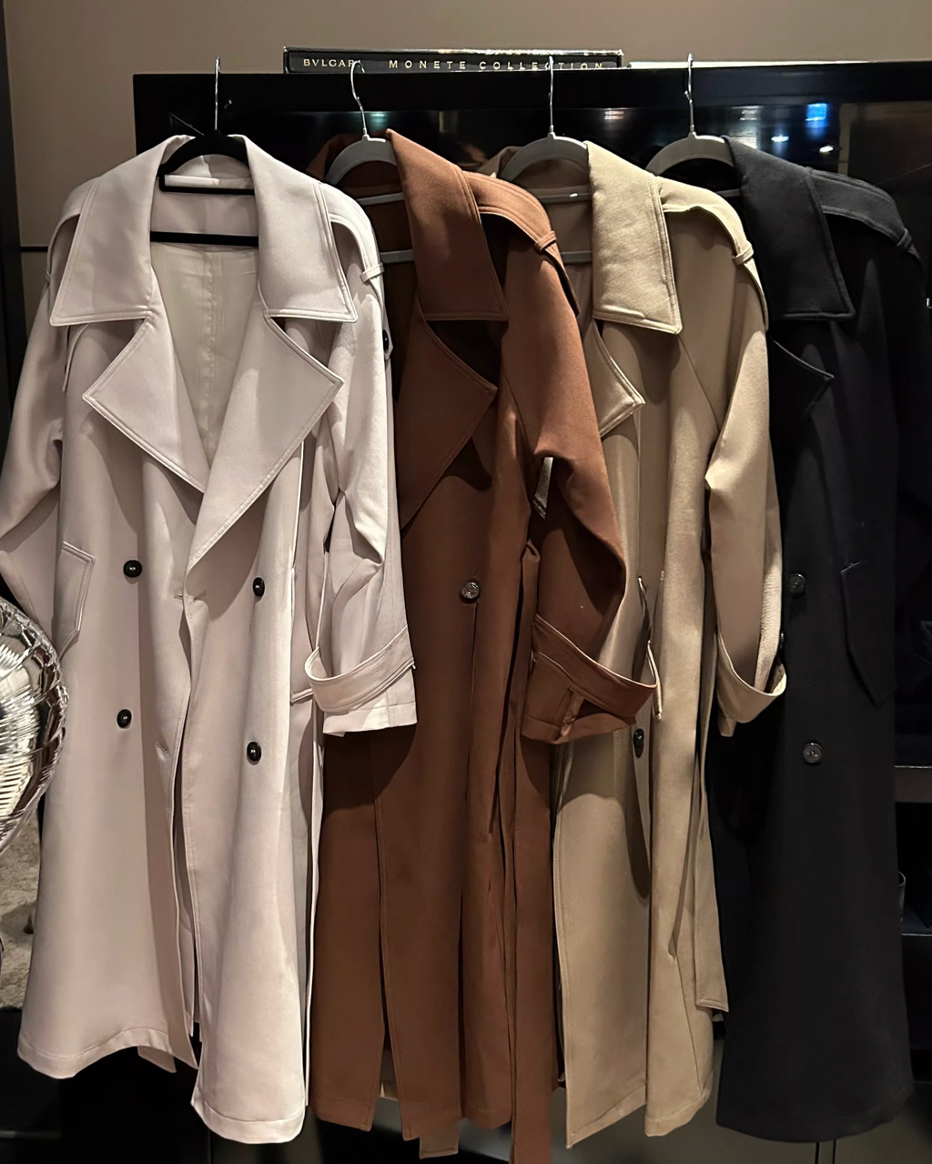 Elegant Lapel Trench Coat エレガントラペル トレンチ コート