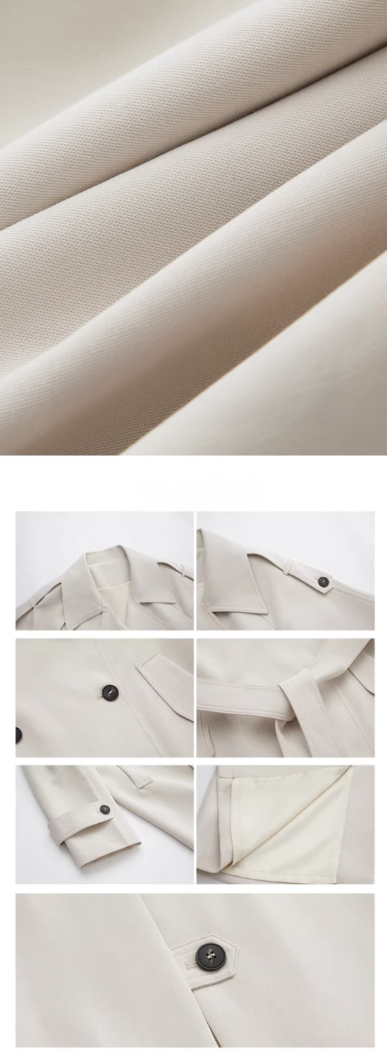 Elegant Lapel Trench Coat エレガントラペル トレンチ コート