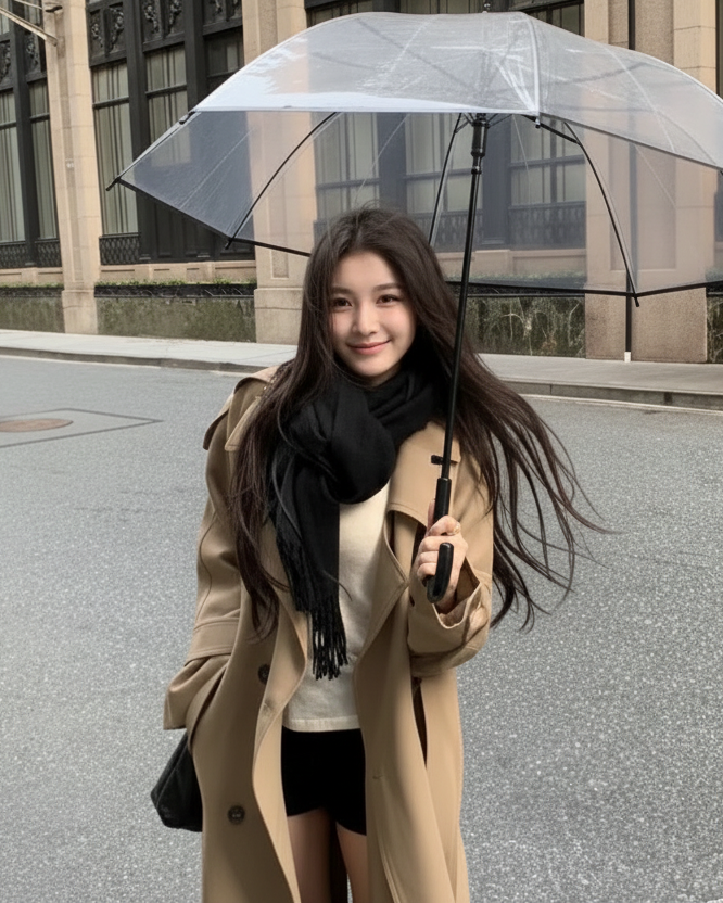 Elegant Lapel Trench Coat エレガントラペル トレンチ コート