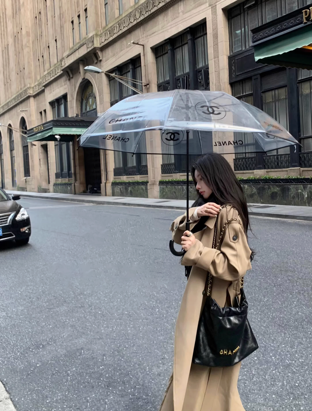 Elegant Lapel Trench Coat エレガントラペル トレンチ コート