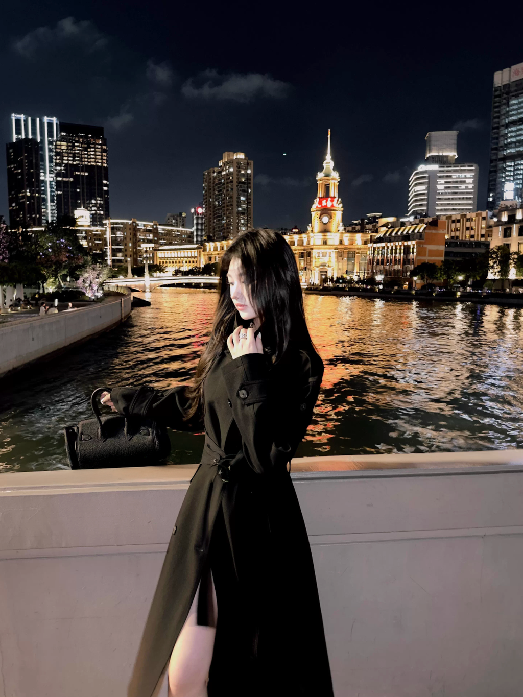Elegant Lapel Trench Coat エレガントラペル トレンチ コート