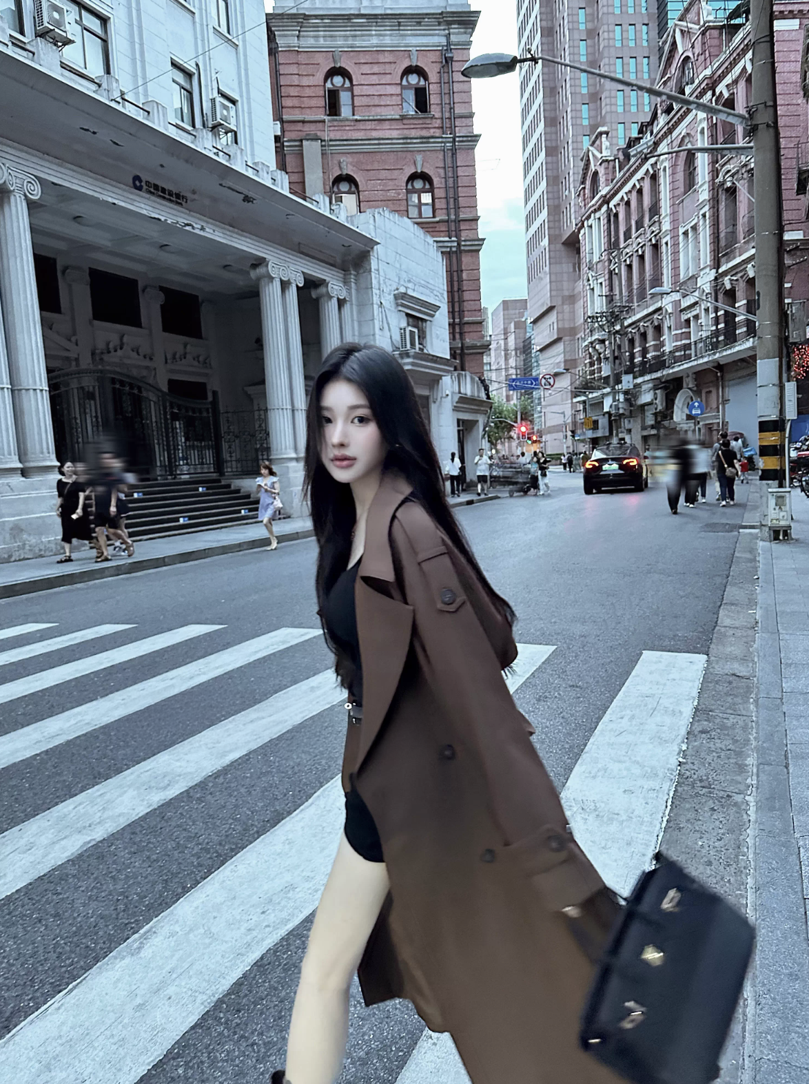 Elegant Lapel Trench Coat エレガントラペル トレンチ コート