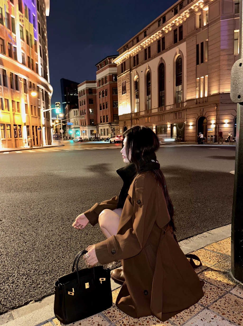 Elegant Lapel Trench Coat エレガントラペル トレンチ コート
