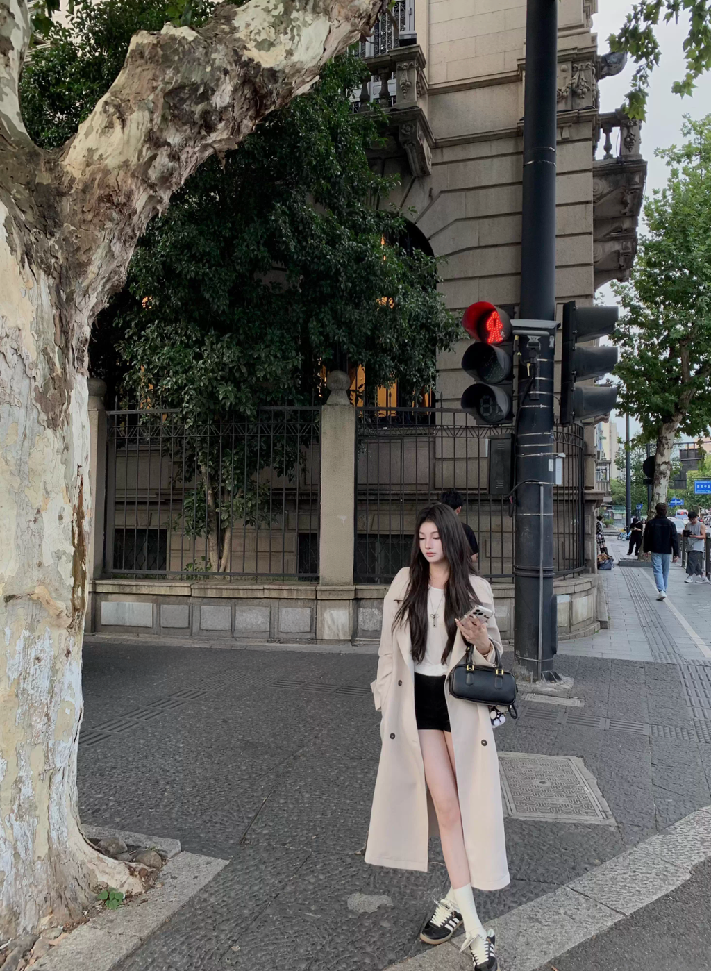 Elegant Lapel Trench Coat エレガントラペル トレンチ コート