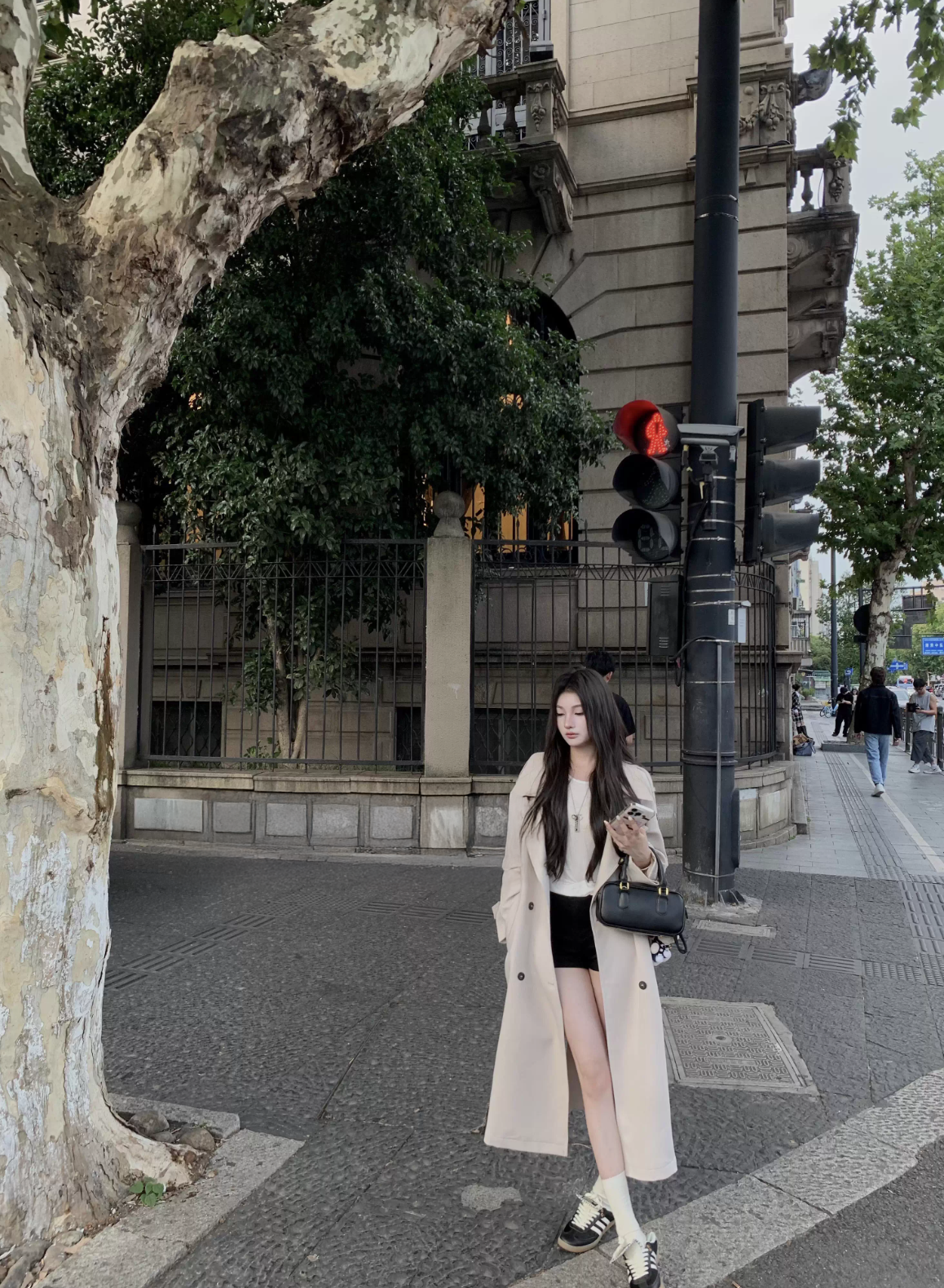 Elegant Lapel Trench Coat エレガントラペル トレンチ コート