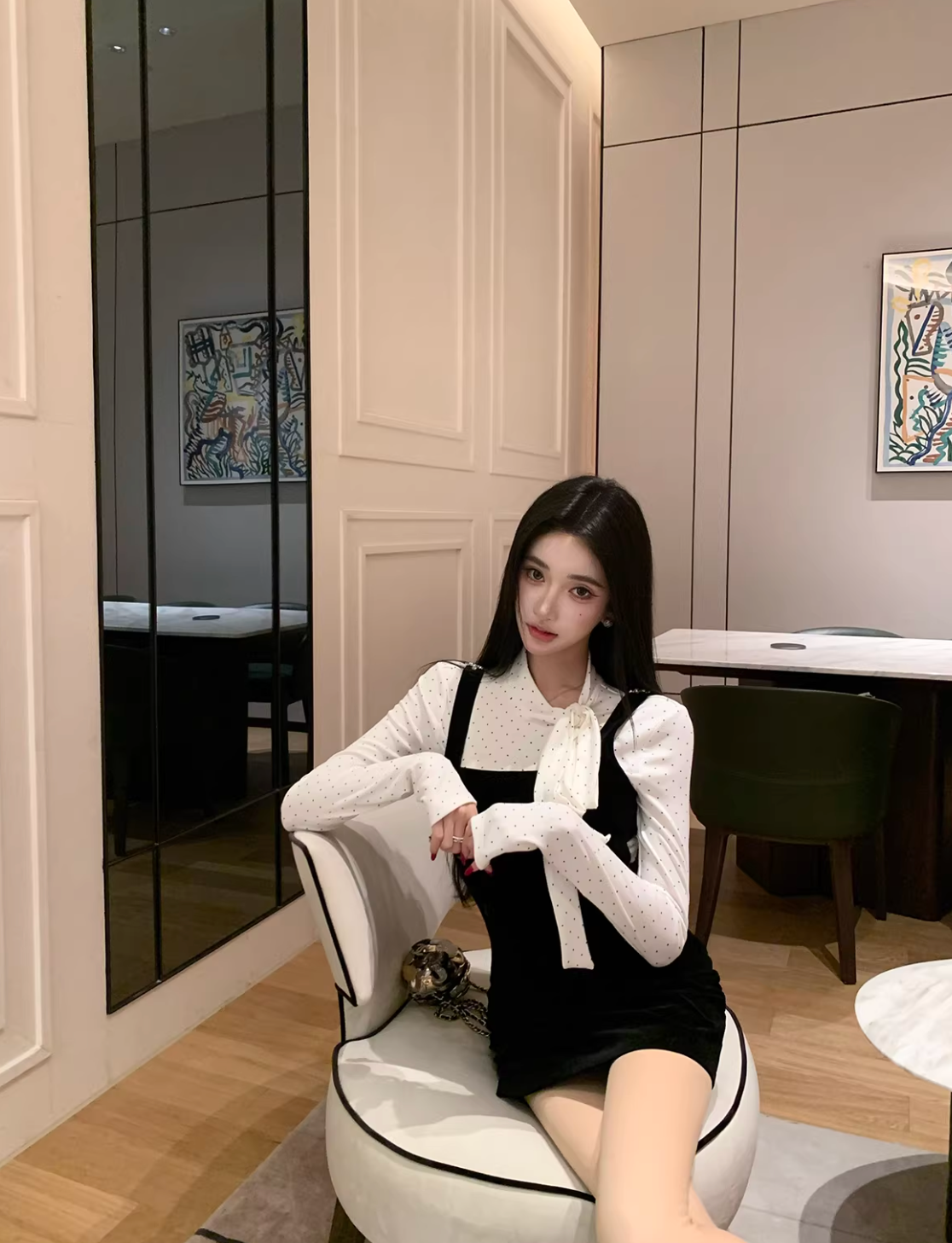 Velvet Flower Bijou Dress ベルベット フラワー ビジュードレス