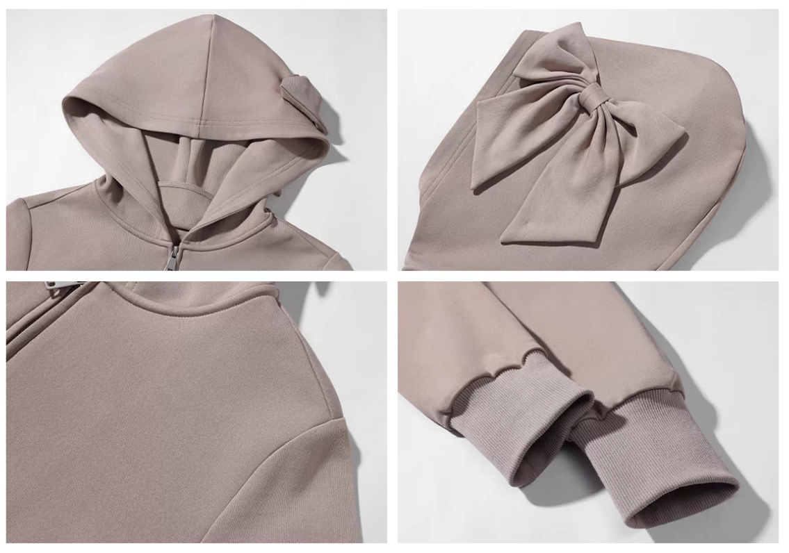 Bow hood shirts Baloon Skirt ボウフード シャツ バルーンスカート