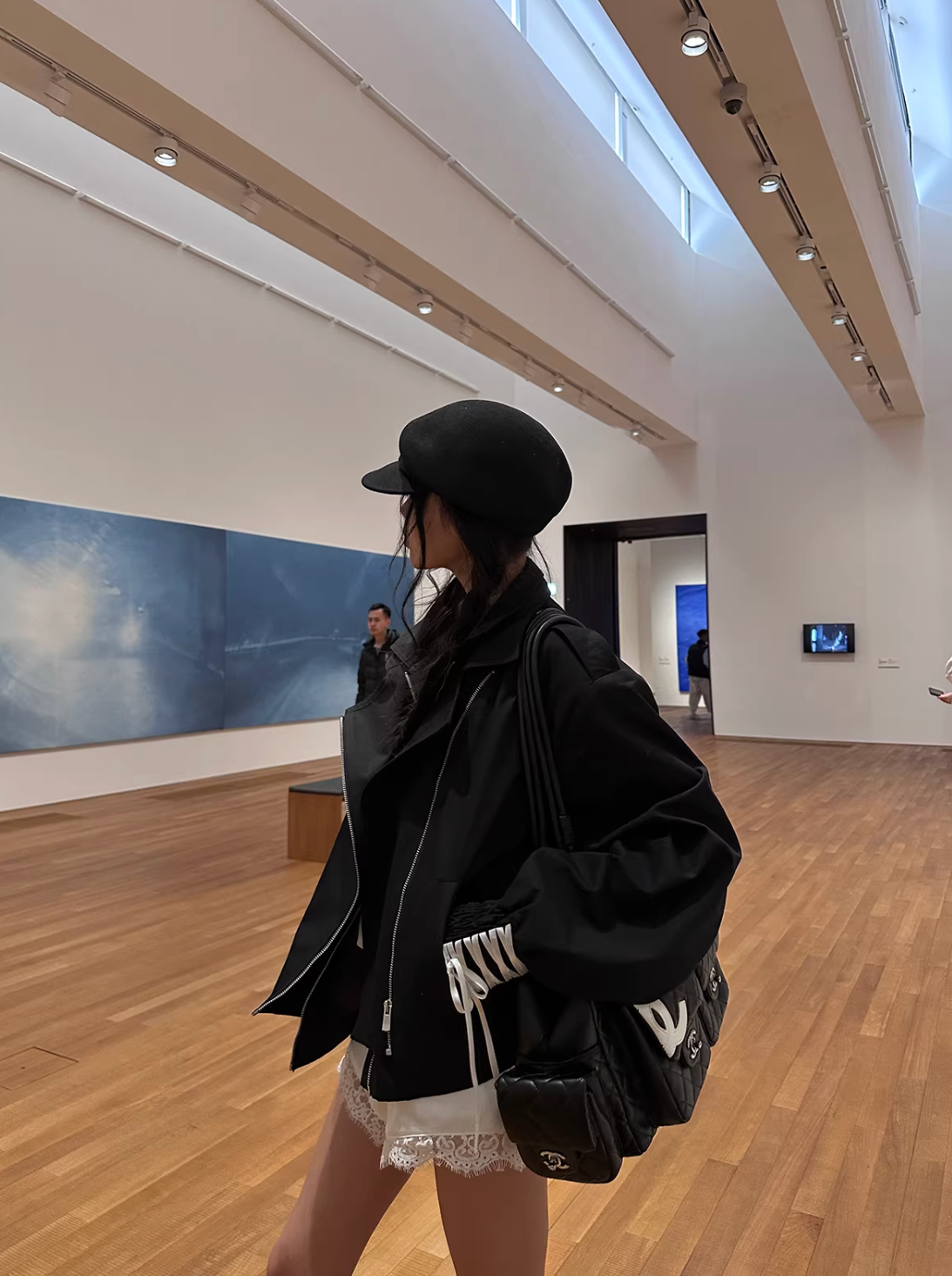 Double Zipper Laceup Blouson Jacket ダブルジッパー レースアップ ブルゾンジャケット