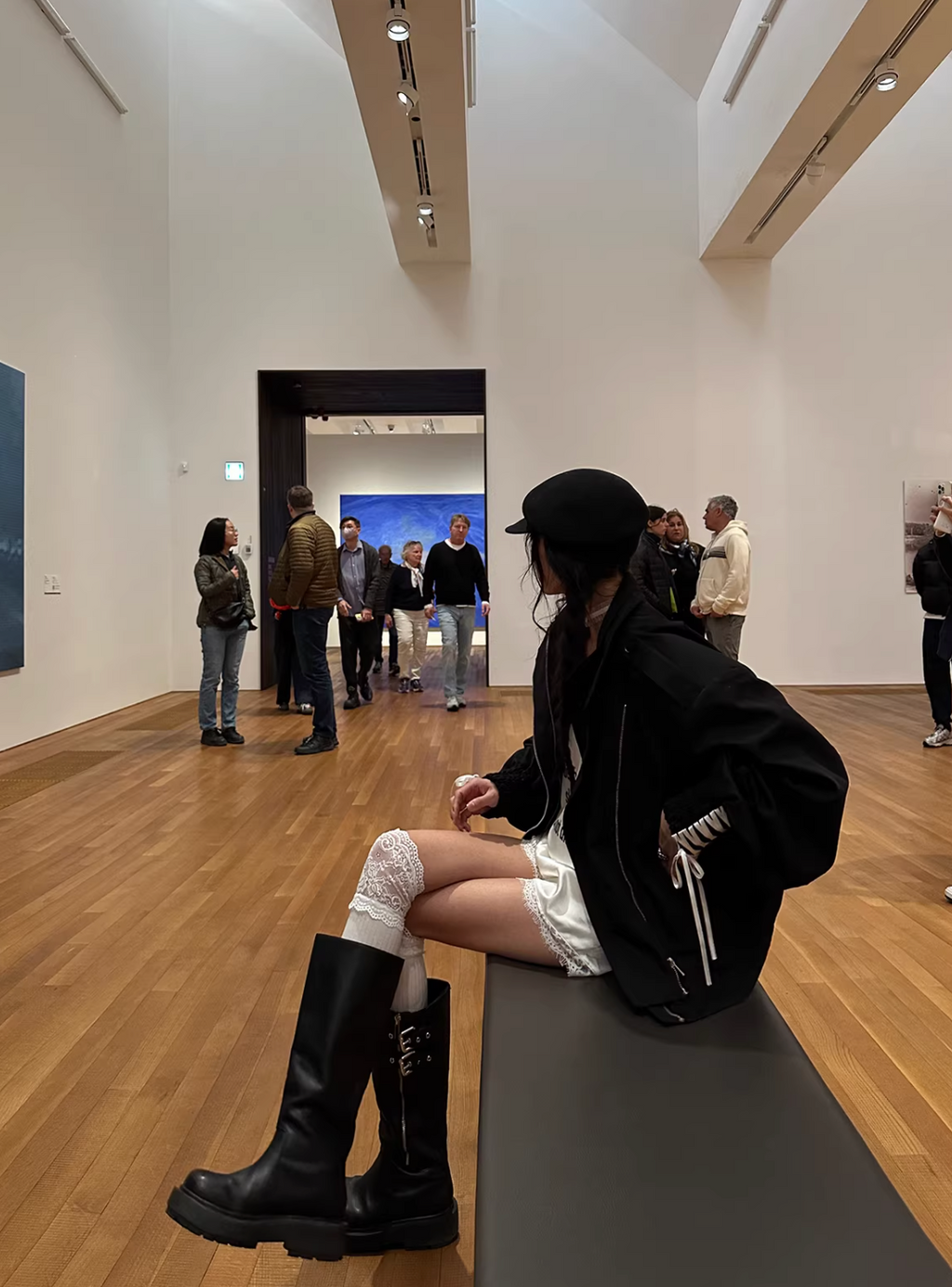 Double Zipper Laceup Blouson Jacket ダブルジッパー レースアップ ブルゾンジャケット