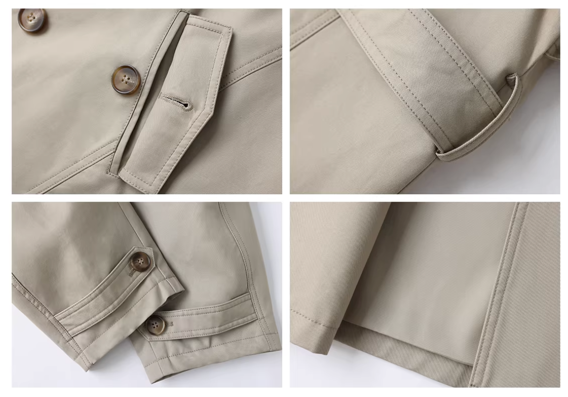 Short Bolume Trench  ショートボリューム トレンチコート