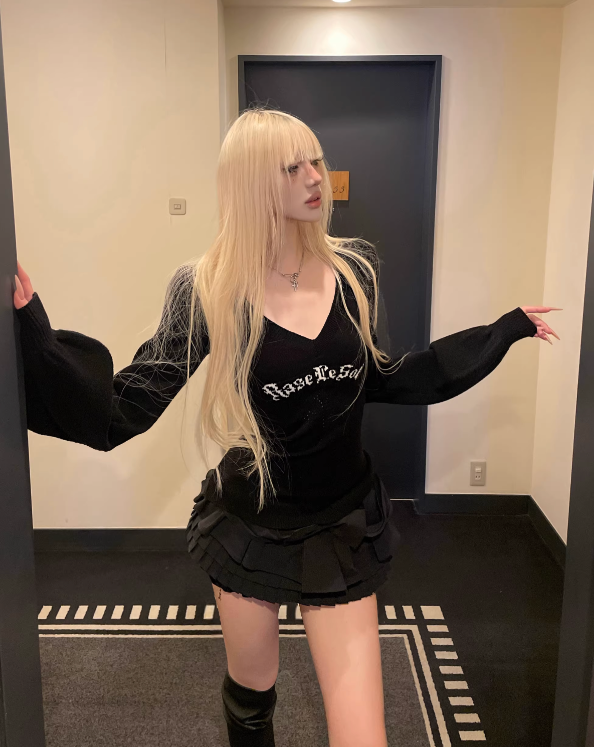 Bow Pleats Skirt Shorts  ボウプリーツ スカート ショーツ