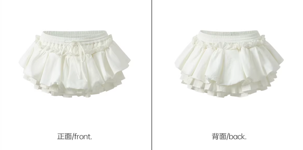 Rayered Skirt Shorts レイヤード スカート ショーツ