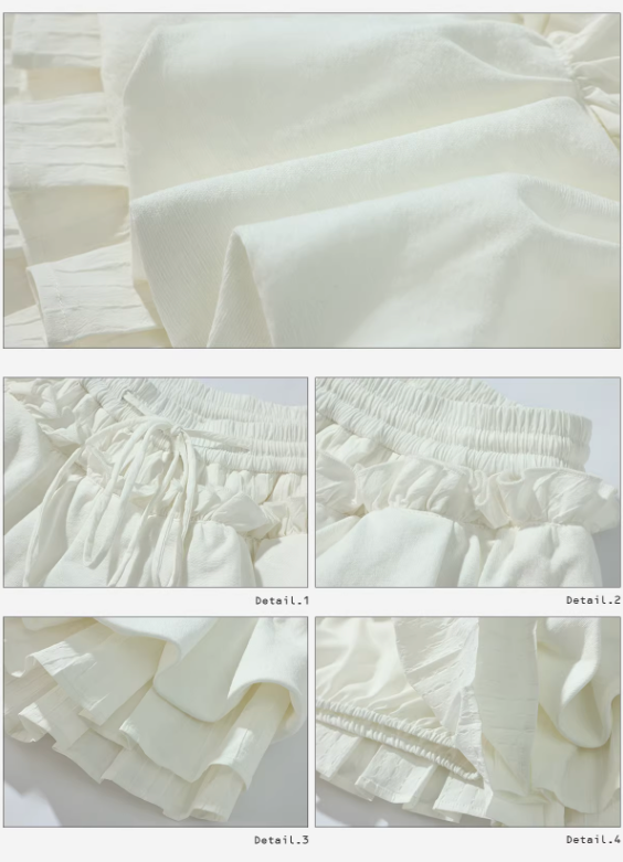 Rayered Skirt Shorts レイヤード スカート ショーツ
