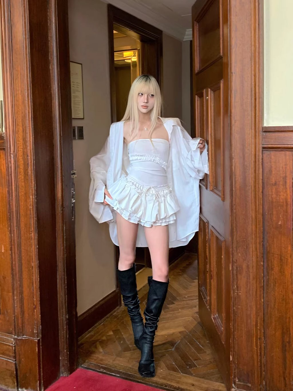 Rayered Skirt Shorts レイヤード スカート ショーツ