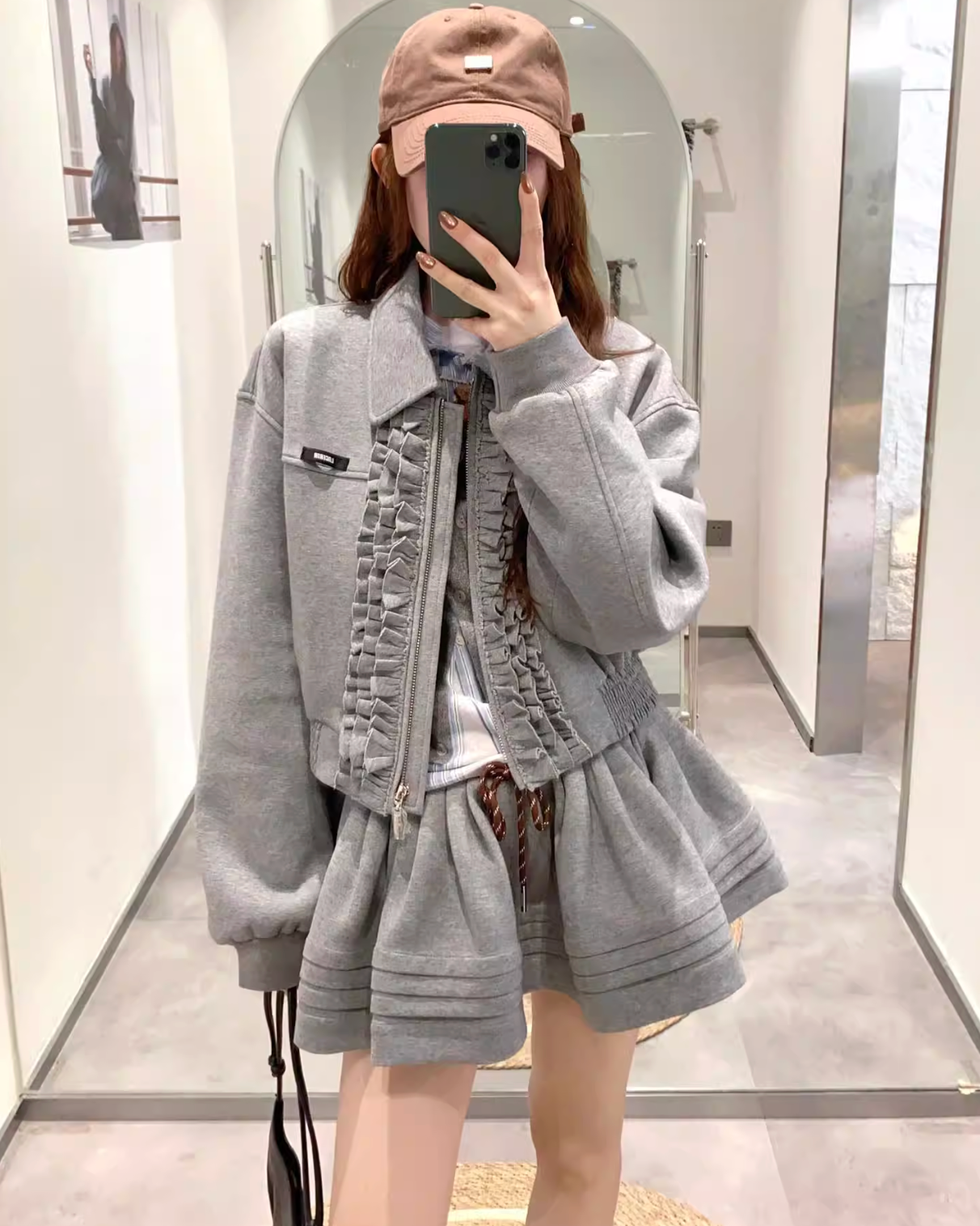Frill Blouson Setup フリル ブルゾン セットアップ