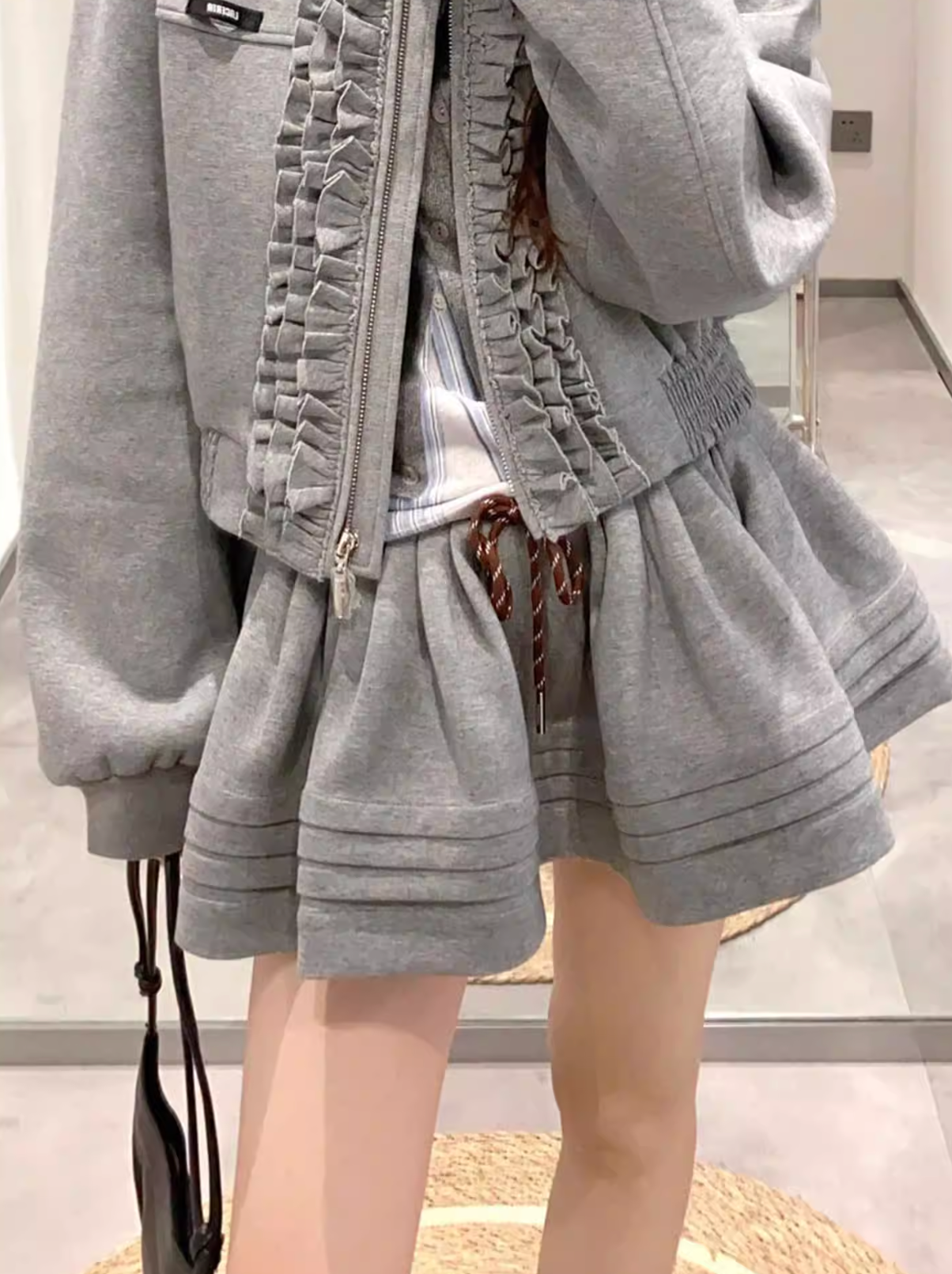 Frill Blouson Setup フリル ブルゾン セットアップ