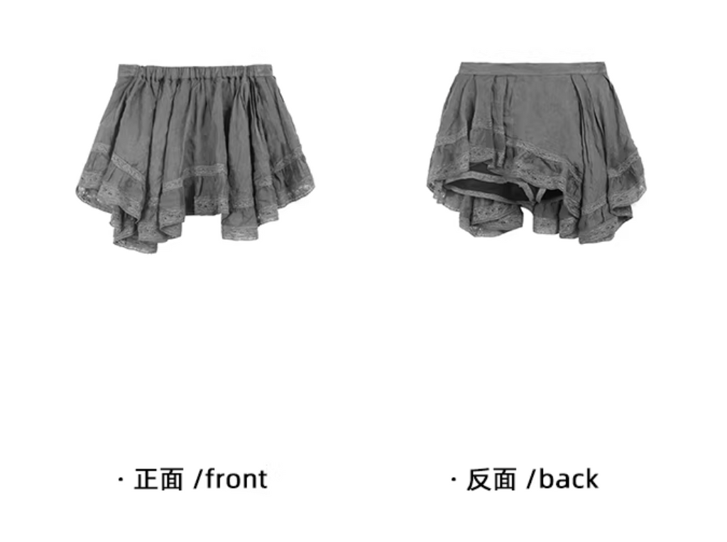 Asymmetry A line Skirt アシンメトリー Aラインスカート