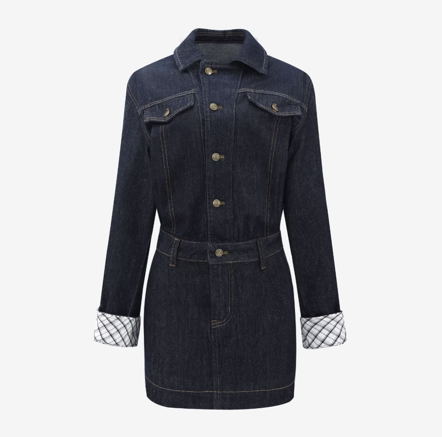 Denim Shirts Dress デニム シャツ ドレス