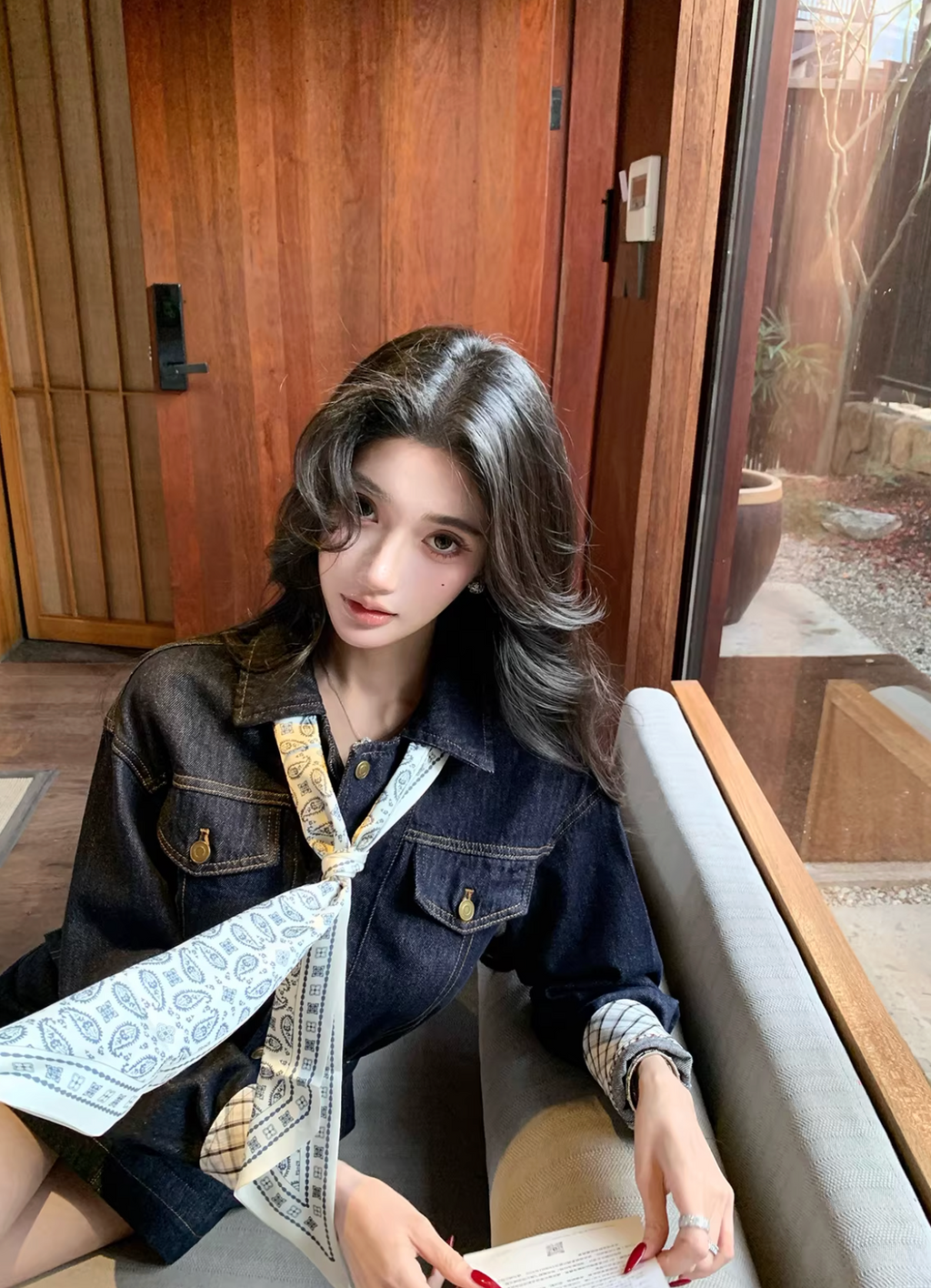 Denim Shirts Dress デニム シャツ ドレス
