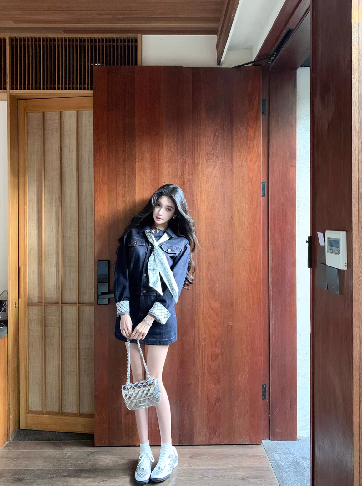 Denim Shirts Dress デニム シャツ ドレス