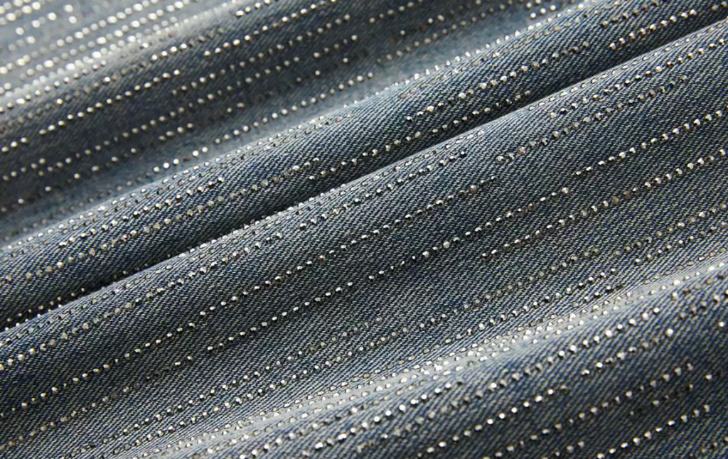 Full Line Stone Washed Denim フル ラインストーン ウォッシュド デニム