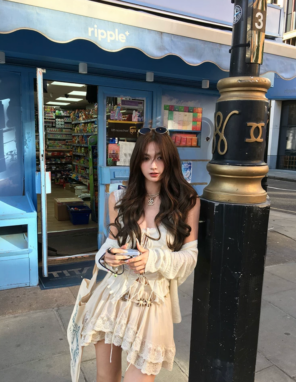 Lace Ribbon Cami レース リボン キャミ