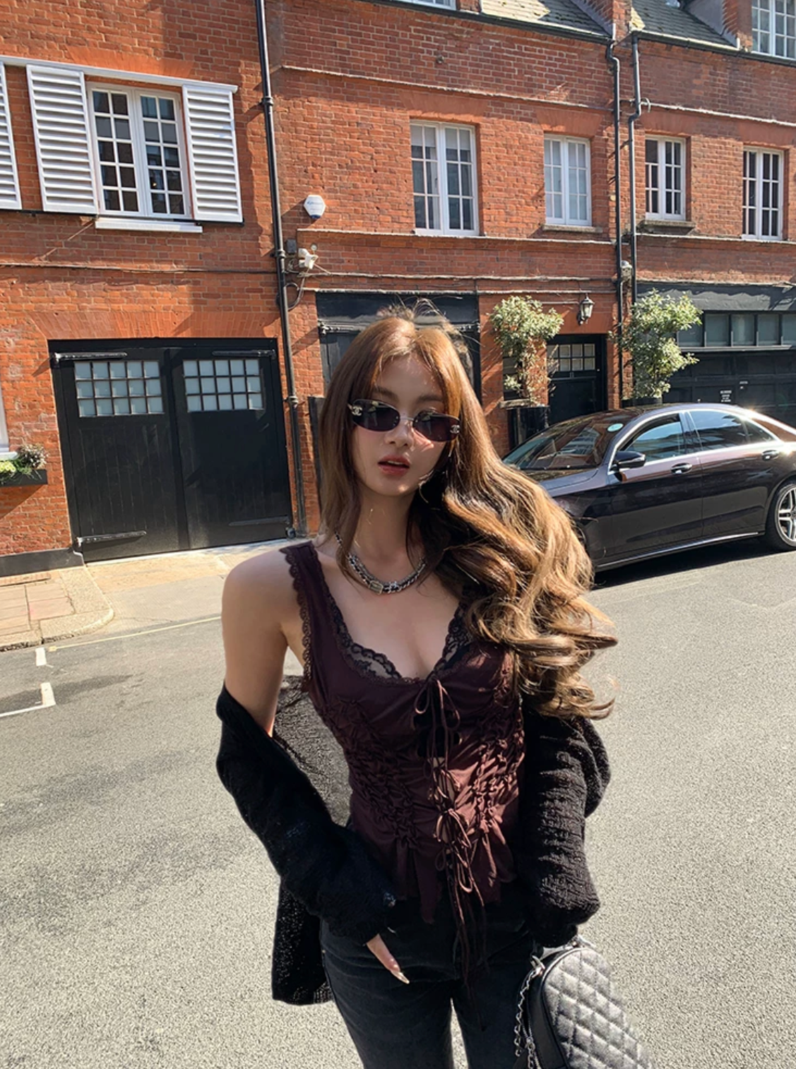 Lace Ribbon Cami レース リボン キャミ