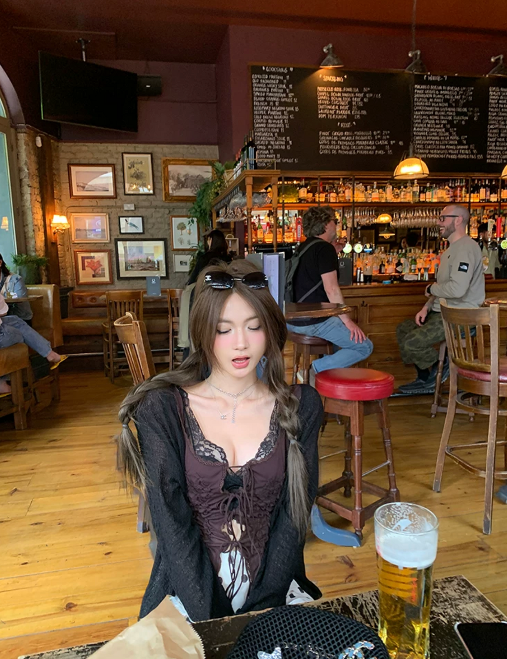 Lace Ribbon Cami レース リボン キャミ