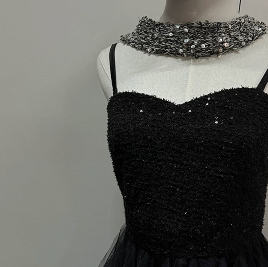 Shine Tweed Tule Dress シャイン ツイード チュール ドレス