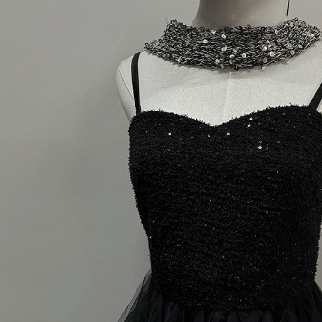 Shine Tweed Tule Dress シャイン ツイード チュール ドレス